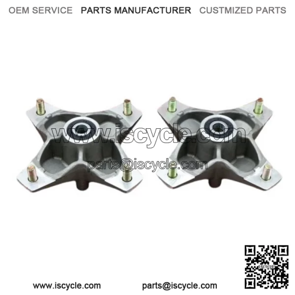 2 x NEW front hubs + studs seals bearings Yamaha Raptor 700 660 YFZ450 YFZ450r