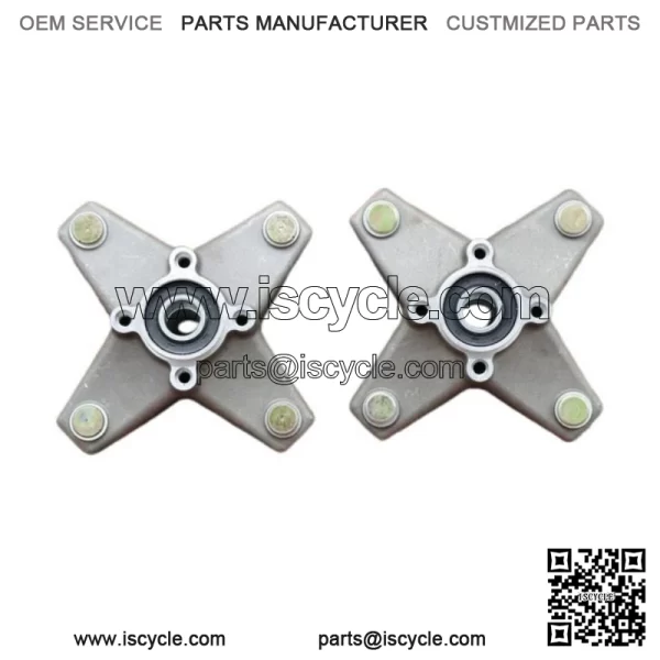 2 x NEW front hubs + studs seals bearings Yamaha Raptor 700 660 YFZ450 YFZ450r - Image 3