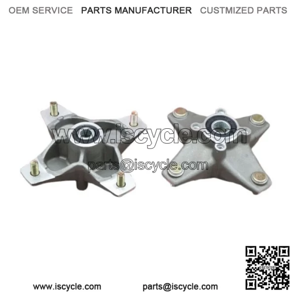 2 x NEW front hubs + studs seals bearings Yamaha Raptor 700 660 YFZ450 YFZ450r - Image 4