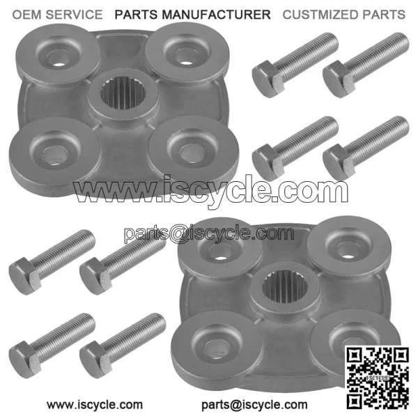 Polaris Scrambler 500 1997-1998/2005-2012 Rear Wheel Hubs w/Hardware (Left/Right) - Image 4