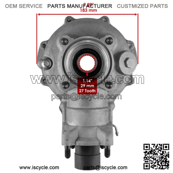 Complete Rear Differential Diff For Honda TRX500 Fm Foreman 500 4X4 S 2005-2011 - Image 2