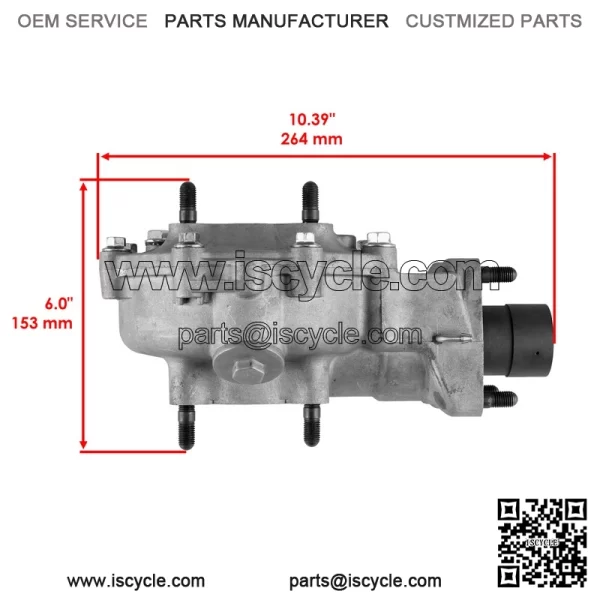 Complete Rear Differential Diff For Honda TRX500 Fm Foreman 500 4X4 S 2005-2011 - Image 3