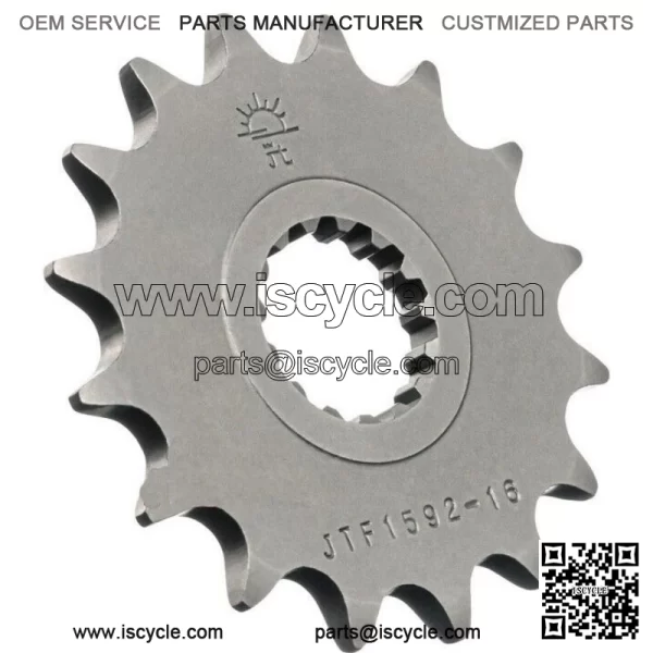 JT Front Sprocket 520 16T for Yamaha YFM700R Raptor 700R/YFZ450R ATV/YFZ450X ATV