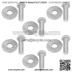 Hex Bolt Screw with Washer For 1/2-20 x 1 1/2 Grade 8 Fine Thtaad Zinc Plated
