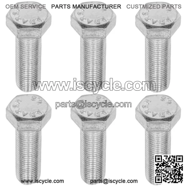 Hex Bolt Screw with Washer For 1/2-20 x 1 1/2 Grade 8 Fine Thtaad Zinc Plated - Image 3