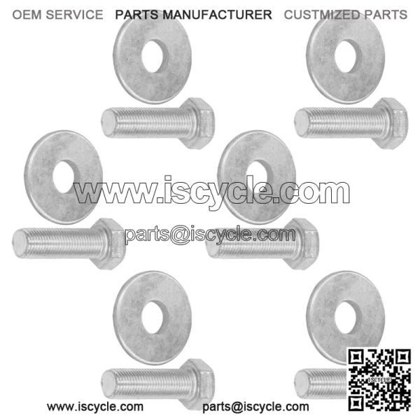 Hex Bolt Screw with Washer For 1/2-20 x 1 1/2 Grade 8 Fine Thtaad Zinc Plated - Image 5