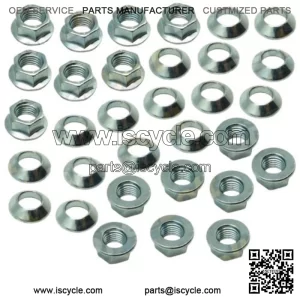 16 Specbolt TRX450 Fourtrax ATV Lug Nut Kit Honda  TRX450R M10-1.25 Flange Nuts