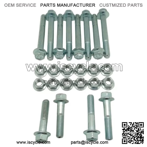 SPECBOLT ATV FRONT SUSPENSION BOLT KIT FOR HONDA TRX450R TRX450ER SHOCK & A-ARMS - Image 3