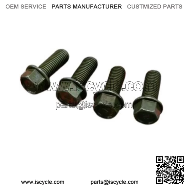4 X NEW Footpeg Peg Bolts Yamaha Banshee YFZ450 Raptor 660 Warrior Blaster - Image 2