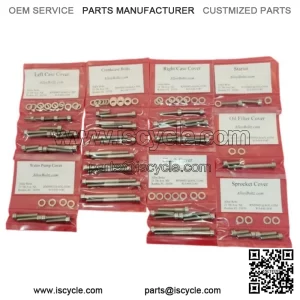 YAMAHA 2004-2013 YFZ450 YFZ 450 POLISHED STAINLESS ATV ENGINE BOLT SCREW KIT SET