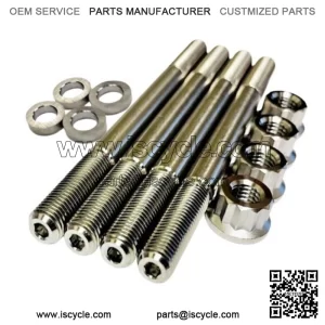 YFZ450R YFZ 450R Head Studs Stud Kit Titanium After Market Stronger Upgrade