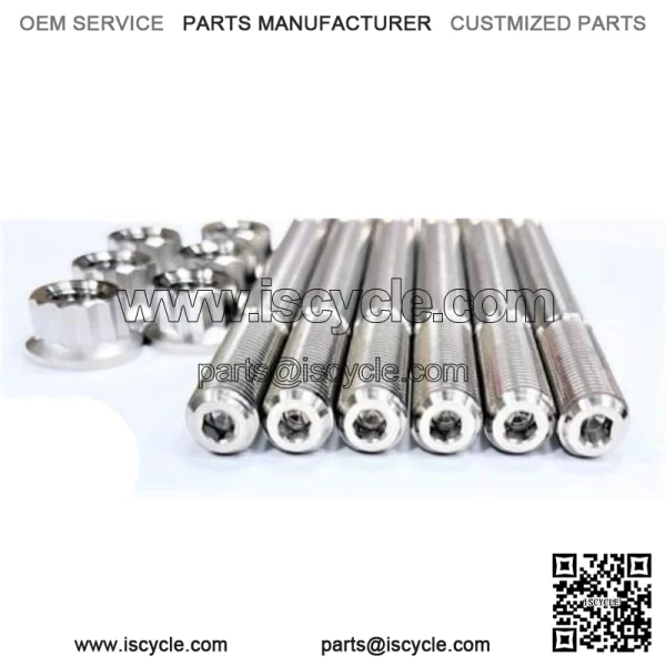 YFZ450R YFZ 450R Head Studs Stud Kit Titanium After Market Stronger Upgrade - Image 3