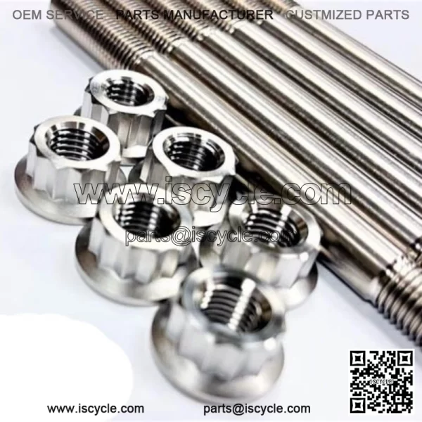 YFZ450R YFZ 450R Head Studs Stud Kit Titanium After Market Stronger Upgrade - Image 4
