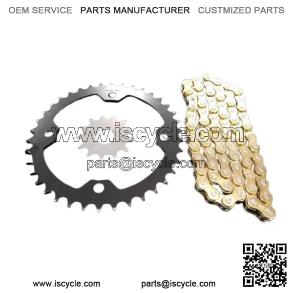 2004-2013 YAMAHA YFZ450 JT SPROCKET 14/38 & AND EK SRO GOLD O-RING CHAIN SET KIT