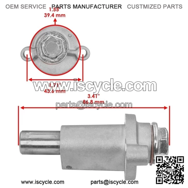 3TB-12210-00-00 Cam Chain Tensioner for Yamaha YFM550 YFM600 YFM700 YXC700 - Image 2