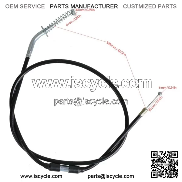 Front Drum Brake Cable for Yamaha Breeze YFA1 Moto-4 YMF80 Water-Cooled ATV