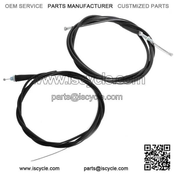 For Honda FL 250 Odyssey ATV Control Cable Set Throttle & Brake Cables 1977-1984 (For: Honda)