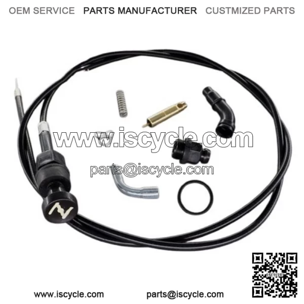 Choke Cable & Carburetor Plunger Valve For Honda Foreman 450 TRX450 FE FM ES S - Image 2