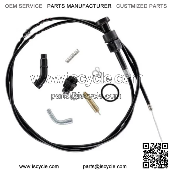 Choke Cable & Carburetor Plunger Valve For Honda Foreman 450 TRX450 FE FM ES S - Image 3