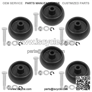 Deck Wheels w/ Hardware Kit for Ferris F50XT F125XT F150XT F200XT F160Z F210Z