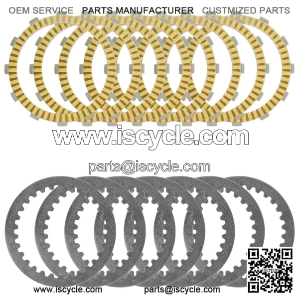 Clutch Friction & Steel Plate kit for Honda VF1100SA VF1100SAC V65 Sabre 1984-85 - Image 5