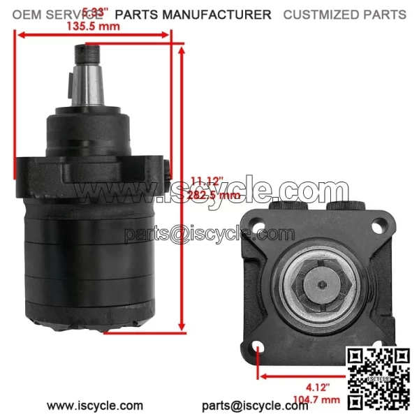 103-6988 1-523328 TF0240US081AADD Hydraulic Wheel Motor for Toro Exmark - Image 2