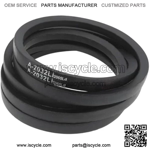 2032mm long V-belt for mower 13mm wide middle pulley for deck belt OE 535411901/531006096/594978001 compatible with Husqvarna Rider 155 AWD/15V2