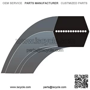 AA112 V-belt, lawn mower belt, compatible with 107 cm rear discharge lawn mowers including Husqvarna, Rally, Partner, Jonsered, Mc Culloch Gardol, AYP, McCulloch, Bernard, Sentar,