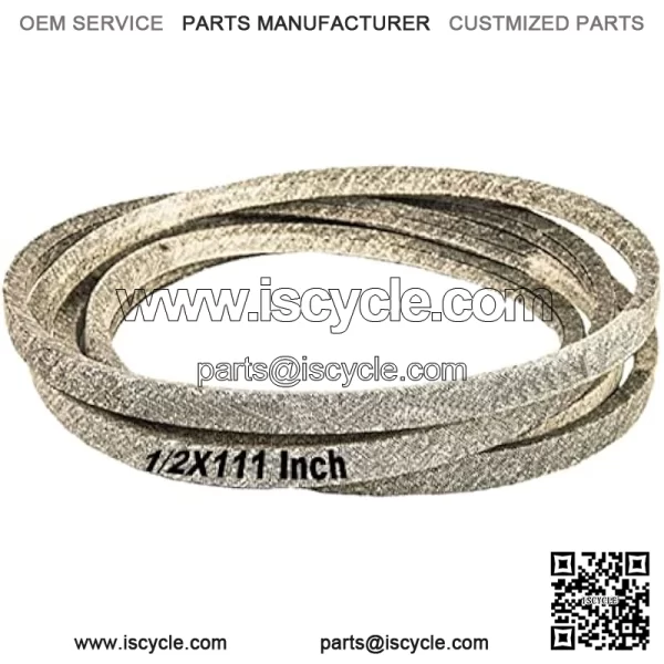 Replacement V-belt for HUSQVARNA 532165631, 531007551, 531008023 (1/5.1 cmx281.9 cm) (A109) made of Kevlar