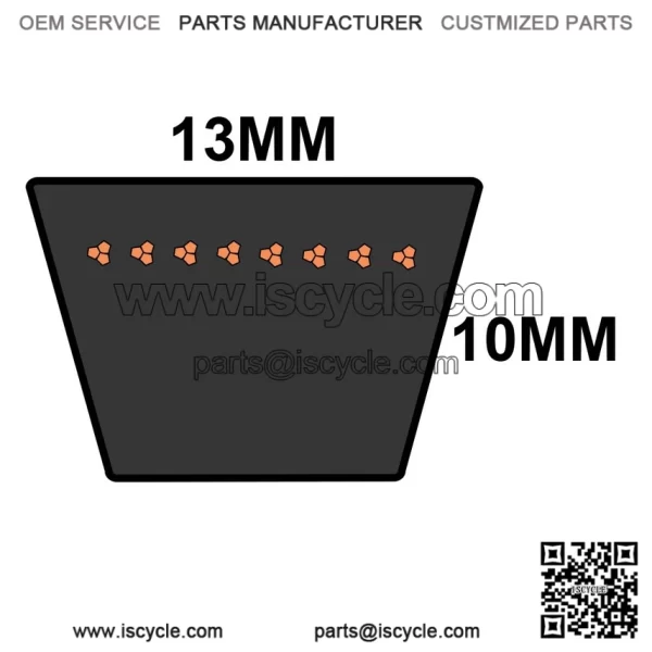 SPA3000 V-belt 13 x 3000mm Vbelt - Image 2
