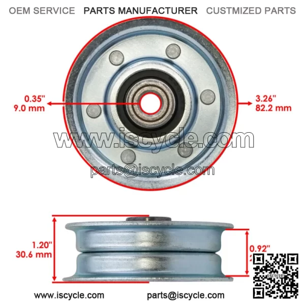 956-04002 956-04015 756-0981 756-04209 Drive Pulley & Belt For Cub Cadet LT1040 - Image 4