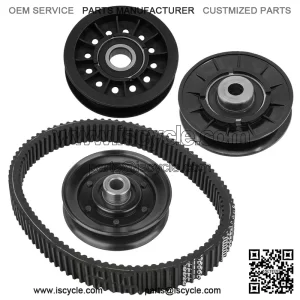 AM115682 AM128646 M114763 Drive Pulleys & Belt For John Deere GT242 GT262 GT275