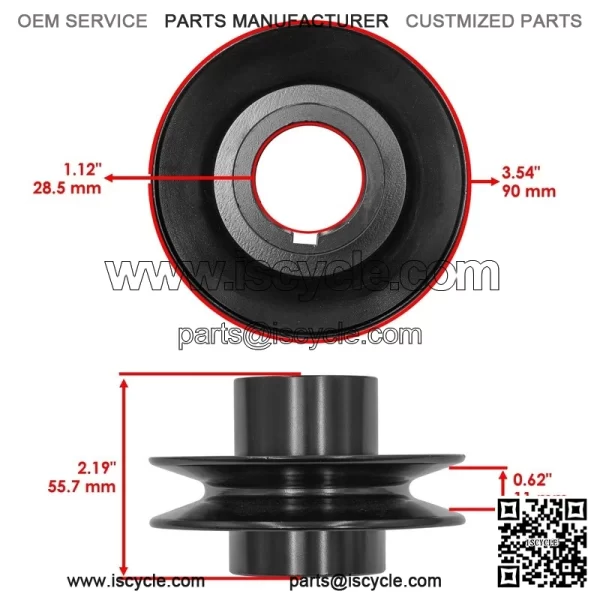Drive Pulley for Dixon Ram48 RamMag 44 RamMag 50 Speed ZTR48  Ram52 - Image 2