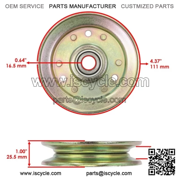 65-5940 64-5940 Deck Idler Pulley For Toro 30144 30148 30152 30162 30575 - Image 2