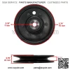 AM103018 AM121238 Drive Idler Pulley For John Deere S80 S82 S92 - Image 2
