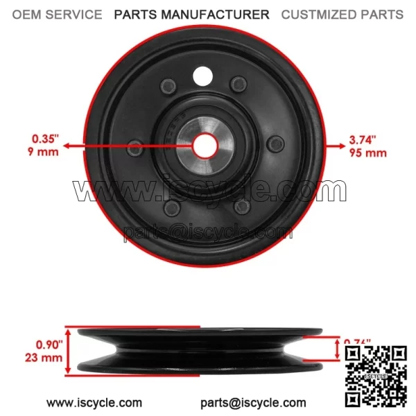 AM103018 AM121238 Drive Idler Pulley For John Deere S80 S82 S92 - Image 2