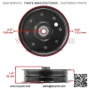 AM103018 AM121238 Drive Idler Pulley For John Deere S80 S82 S92 - Image 3