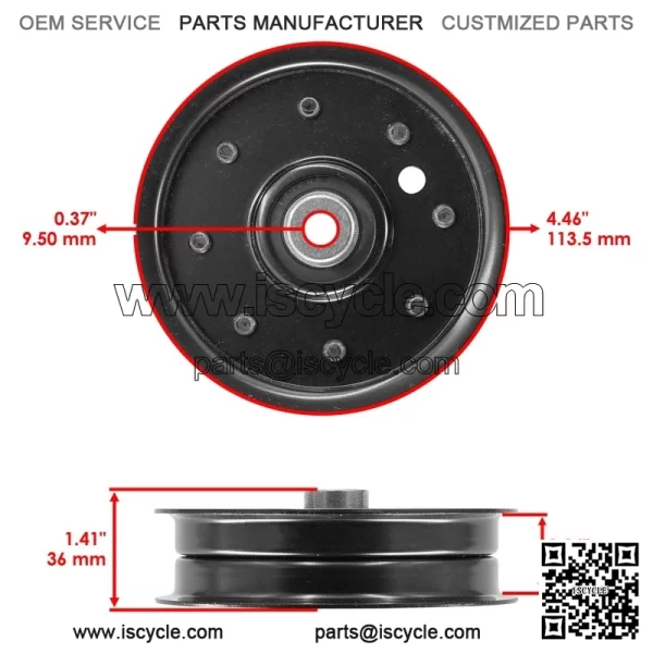 AM103018 AM121238 Drive Idler Pulley For John Deere S80 S82 S92 - Image 3