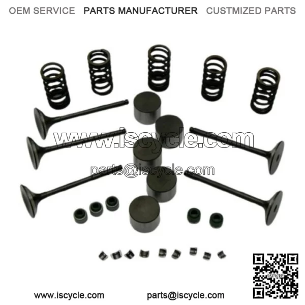 NEW Yamaha YFZ450 cylinder head valves springs caps seals YFZ 450 2004-2009 (5) - Image 2