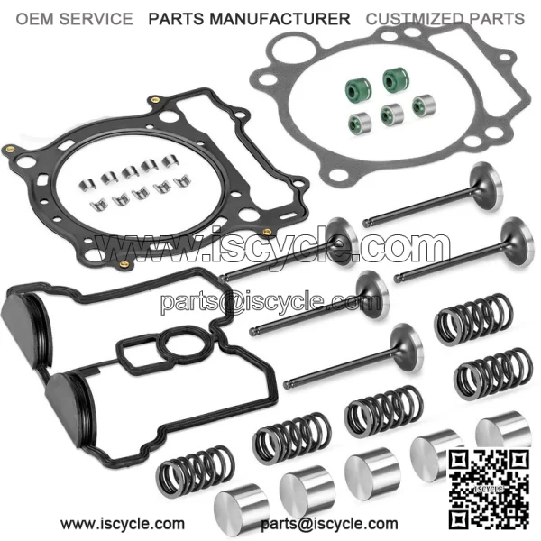 Cylinder Intake Exhaust Valve Kit for Yamaha YFZ450 YFZ 450 2004 05 06 07 08-09