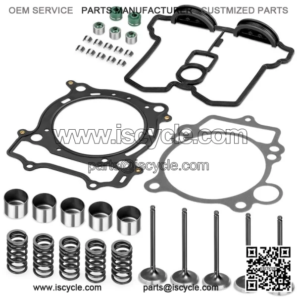 Cylinder Intake Exhaust Valve Kit for Yamaha YFZ450 YFZ 450 2004 05 06 07 08-09 - Image 2