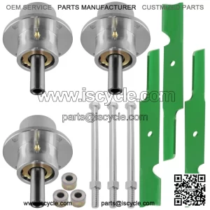 52" Deck Spindles & Blade w/ Bolt kit for Scag SMZ-52 SSZ-18CV SSZ-20CV SSZ-22CV