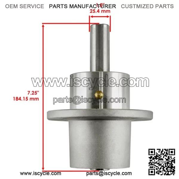 52" Deck Spindles & Blade w/ Bolt kit for Scag SMZ-52 SSZ-18CV SSZ-20CV SSZ-22CV - Image 2