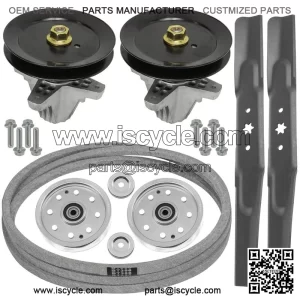 42" Deck Spindle Blade Belt Pulley Rebuild Kit for Cub Cadet LTX1040 42" Deck