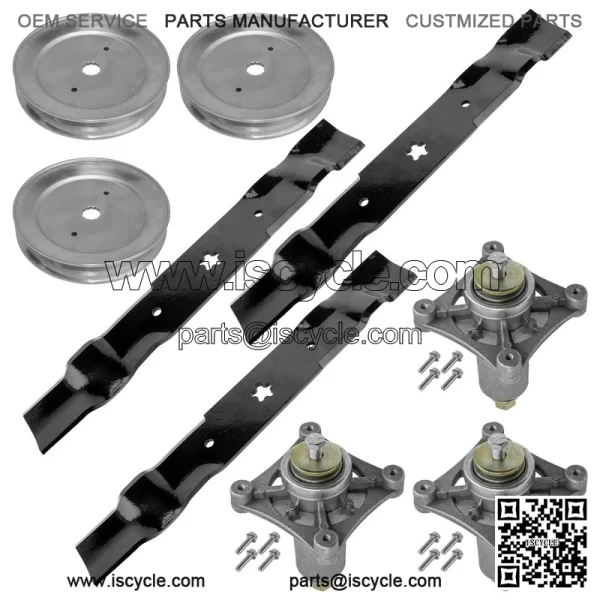 54" Deck Spindle with Pulley & Blade for Dixon D26BH54 960460013 532129861