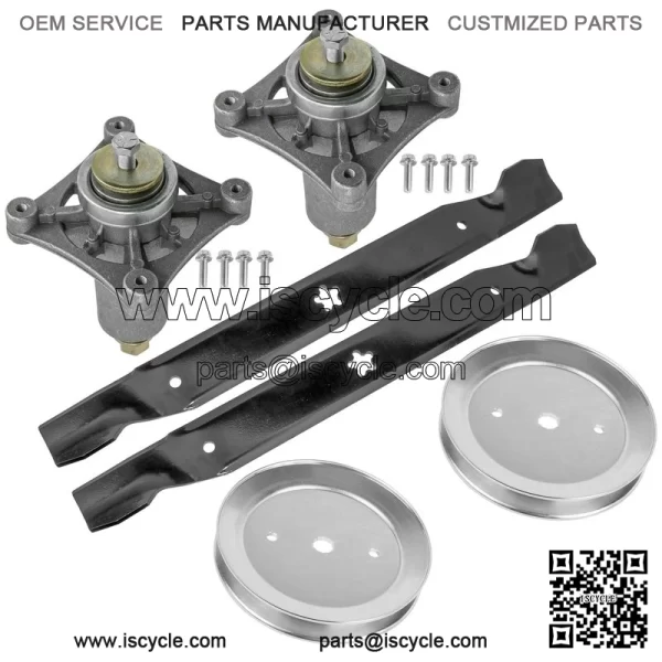 42" Deck Spindle & Pulley for Dixon D19KH42 D20KH42 960410230 960460043