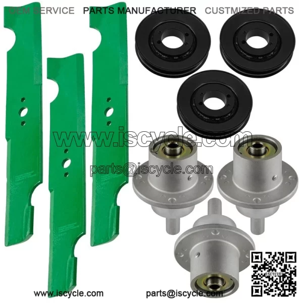 48" Deck Spindle Pulley & Blade for Ferris 5901047 HW48B PCM4818K HydroWalk