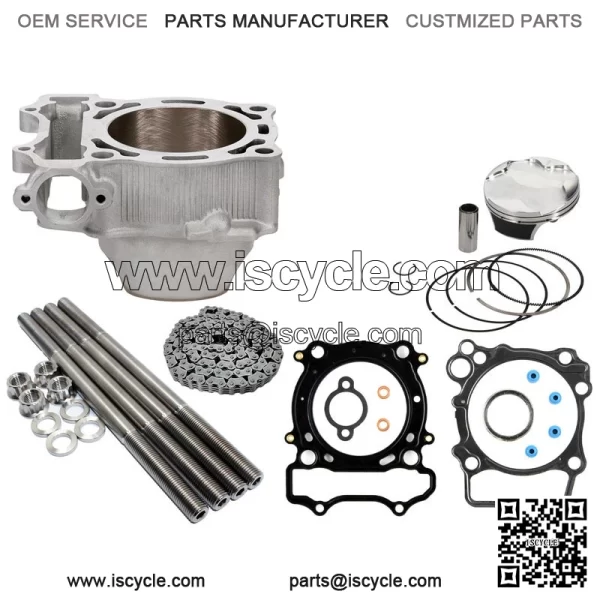 YFZ450 YFZ 450 Big Bore Kit 480 cc +3mm Cylinder 98mm Piston Top End Rebuild Kit - Image 2
