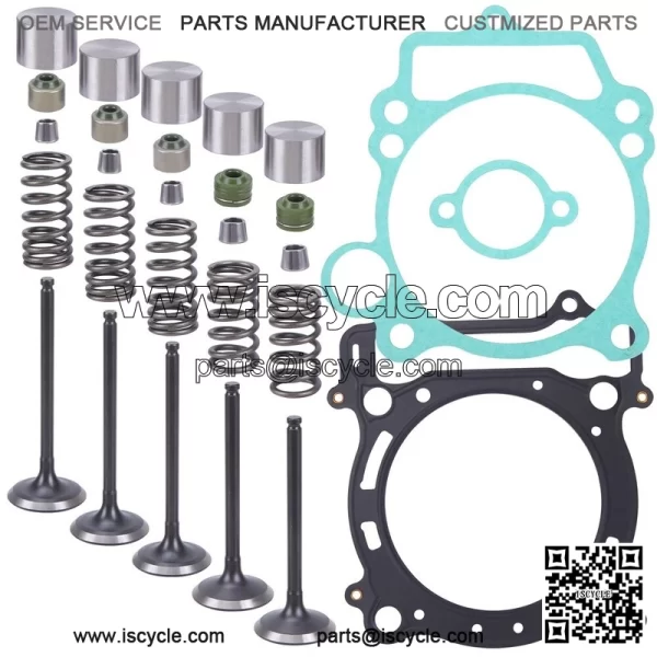 2004-2013 For Yamaha YFZ450 Cylinder Engine Piston Head Valve Gasket Top End Kit - Image 2