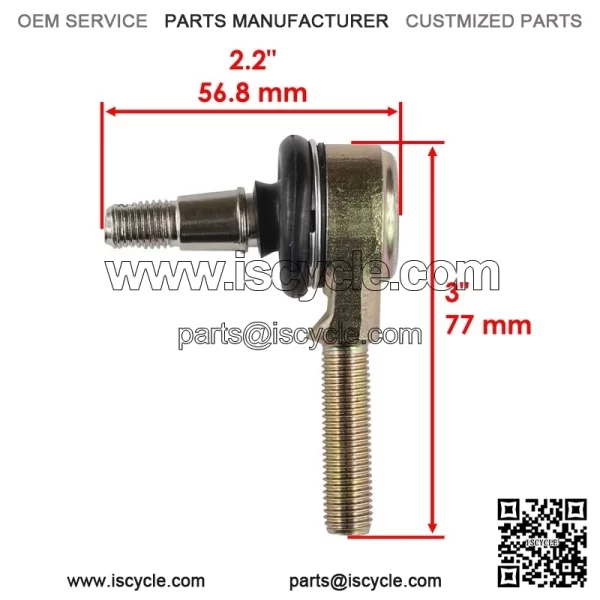 2 Sets Of Tie Rod End Kit for Yamaha YFZ 450 YFZ450 2004 2005 - Image 2